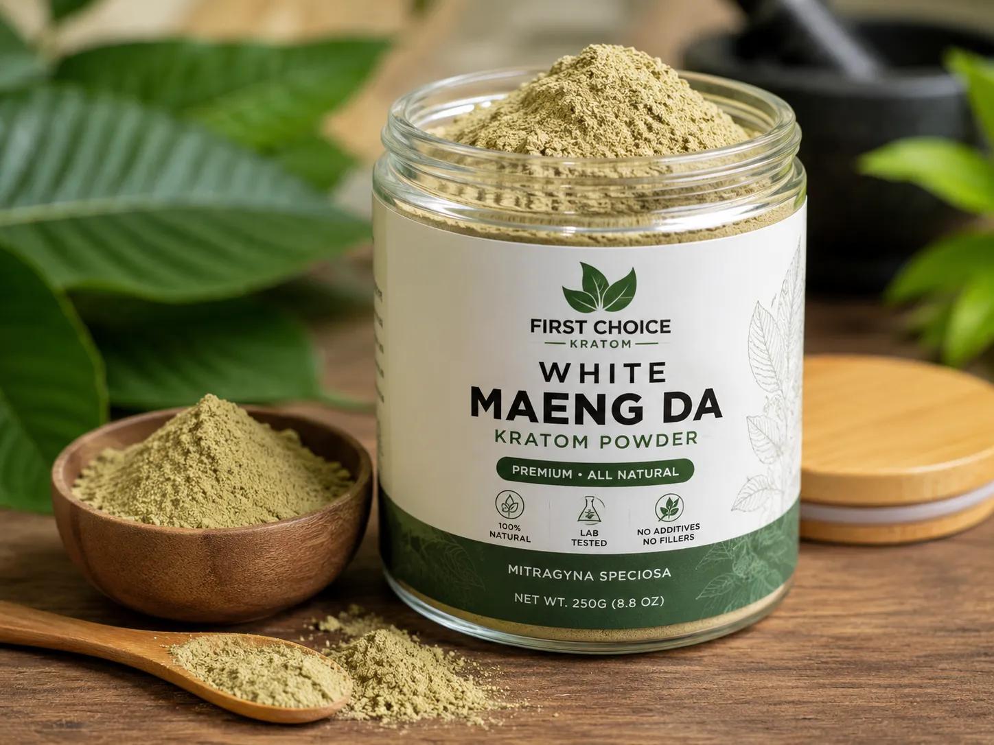 White Maeng Da kratom Powder